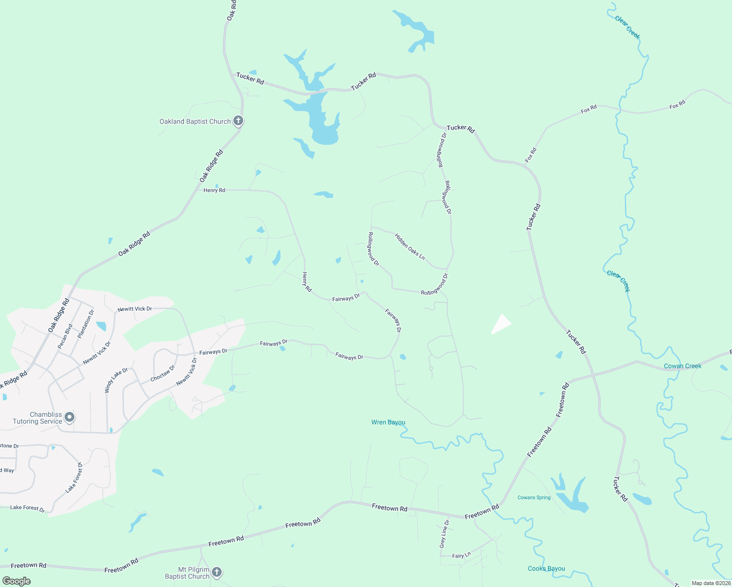 map of restaurants, bars, coffee shops, grocery stores, and more near 563 Fairways Drive in Vicksburg