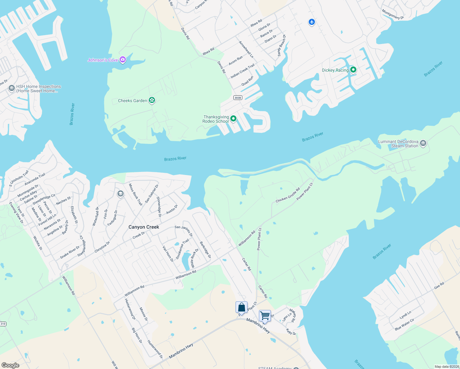 map of restaurants, bars, coffee shops, grocery stores, and more near in Granbury