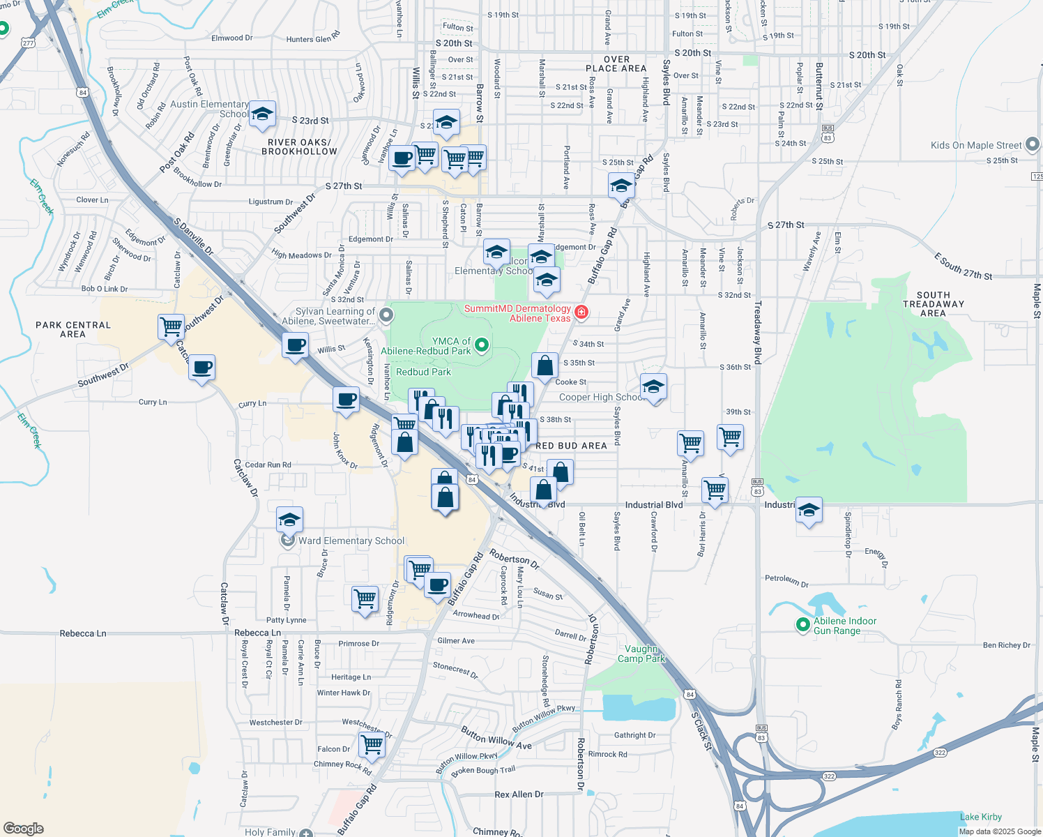 3802 Buffalo Gap Road, Abilene TX Walk Score