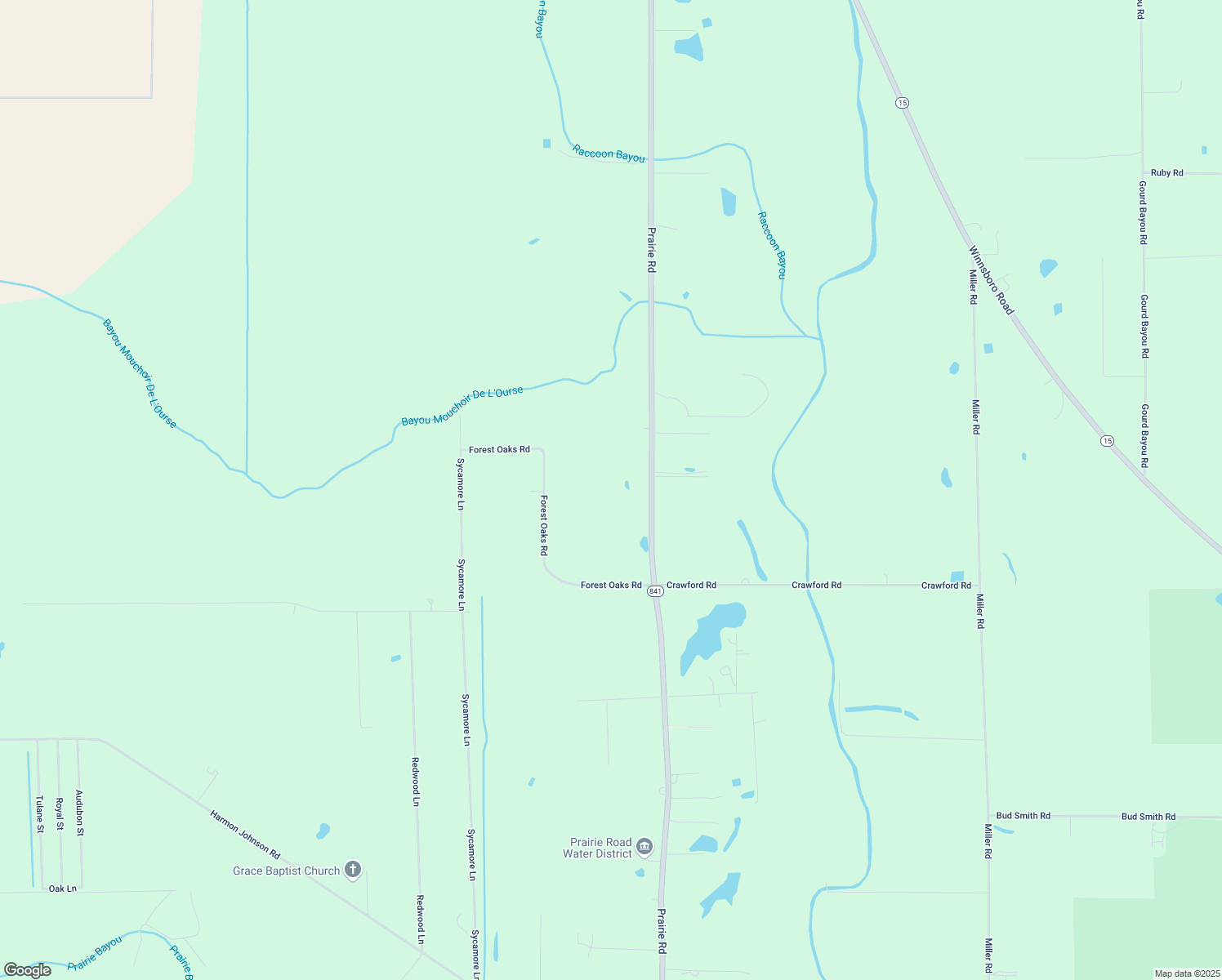 map of restaurants, bars, coffee shops, grocery stores, and more near 1562 Prairie Road in Monroe