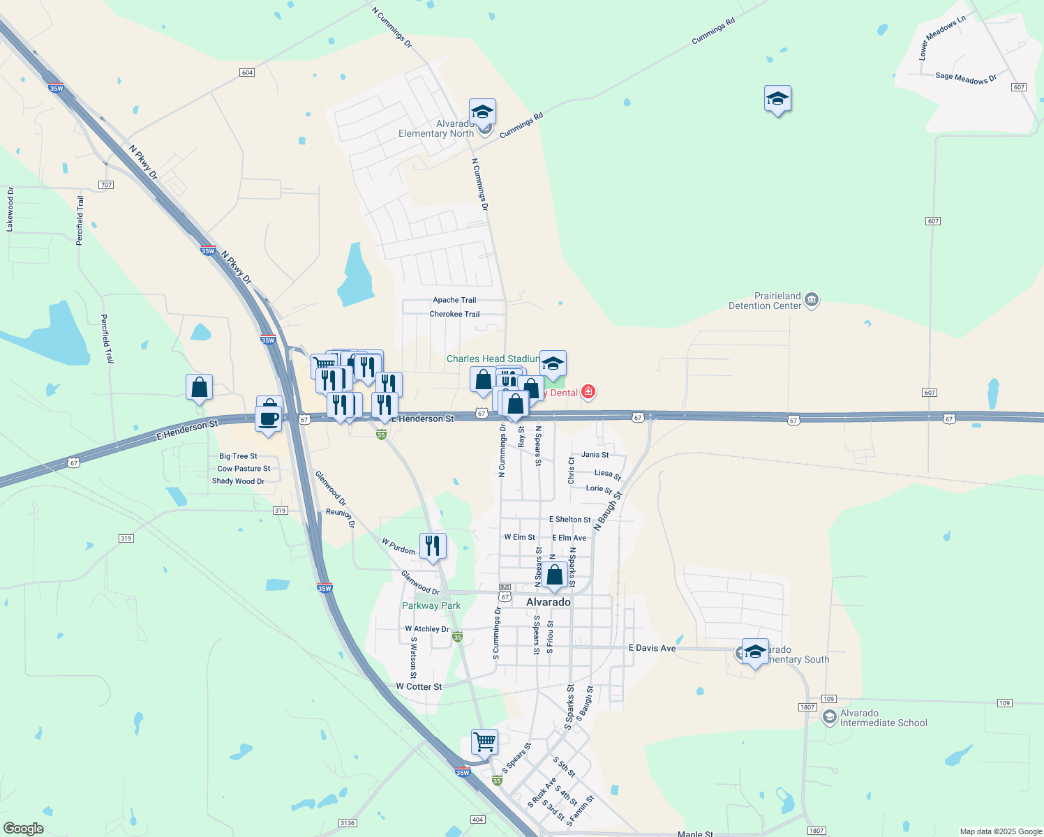U.S.67, Alvarado TX Walk Score