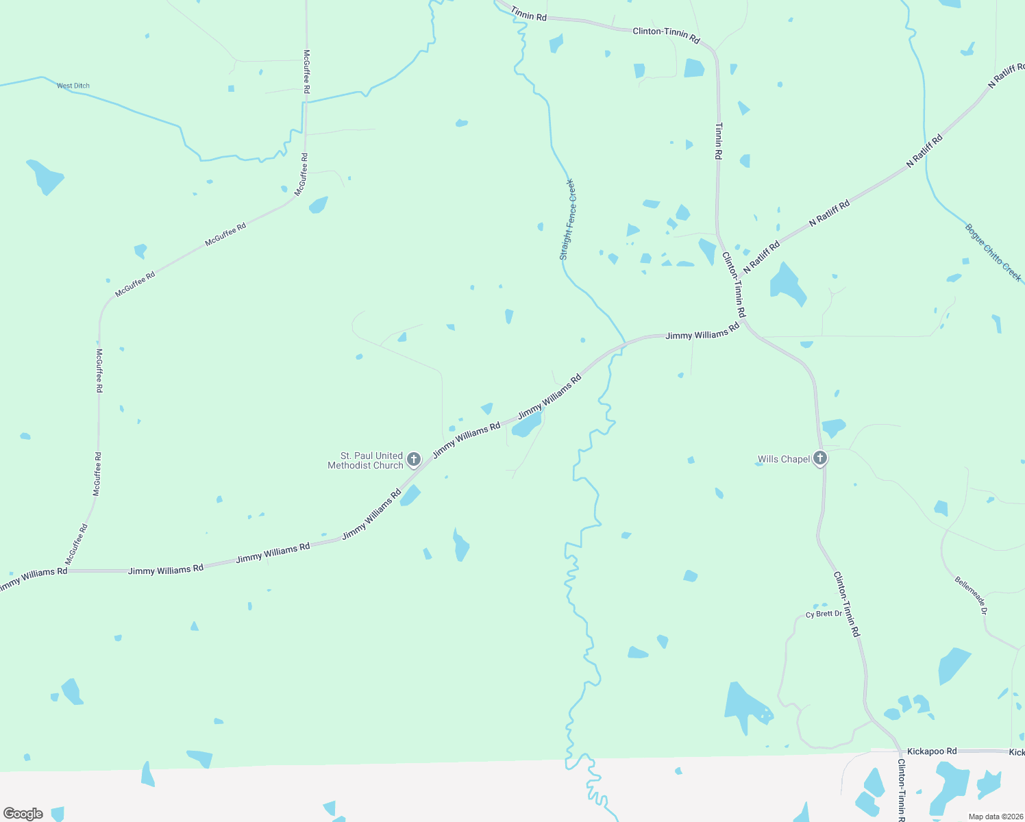 map of restaurants, bars, coffee shops, grocery stores, and more near 6400 Jimmy Williams Road in Clinton