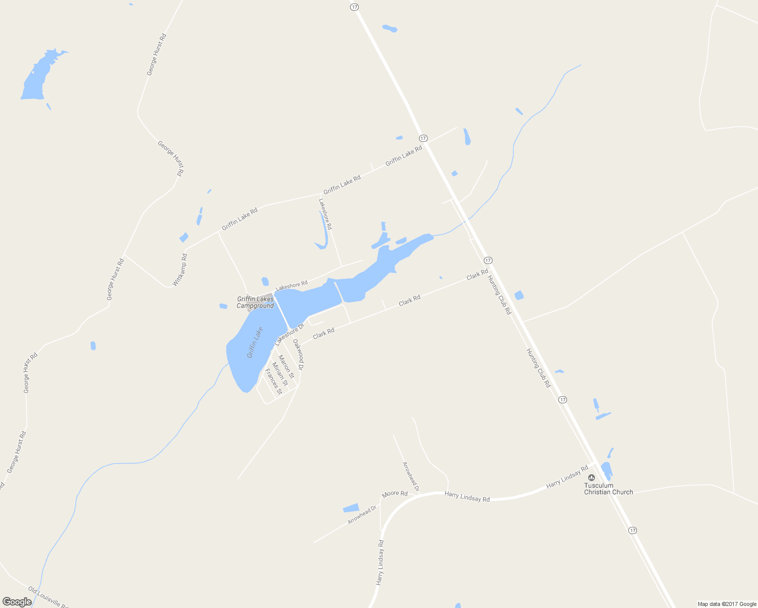 map of restaurants, bars, coffee shops, grocery stores, and more near 404 Clark Rd in Guyton