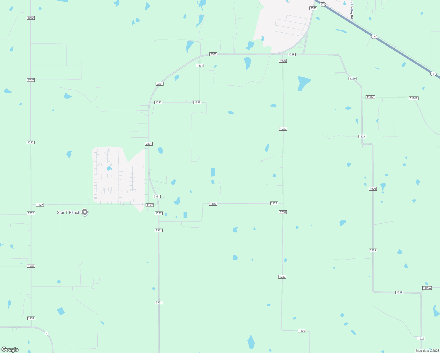 map of restaurants, bars, coffee shops, grocery stores, and more near 7904 County Road 1127 in Godley