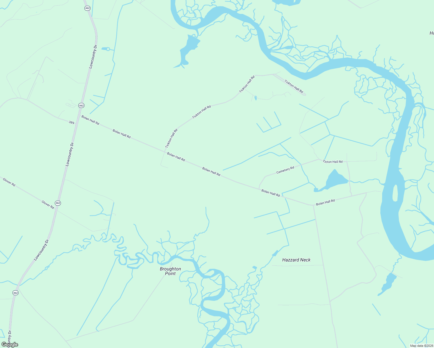 map of restaurants, bars, coffee shops, grocery stores, and more near Bolan Hall Road in Ridgeland