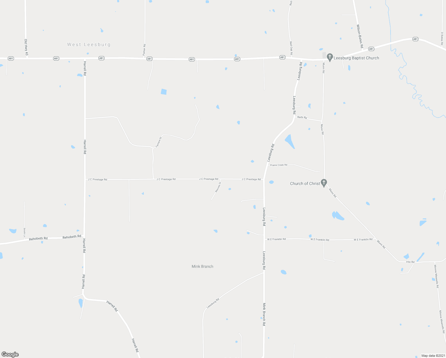 map of restaurants, bars, coffee shops, grocery stores, and more near 235 J C Prestage Road in Pelahatchie