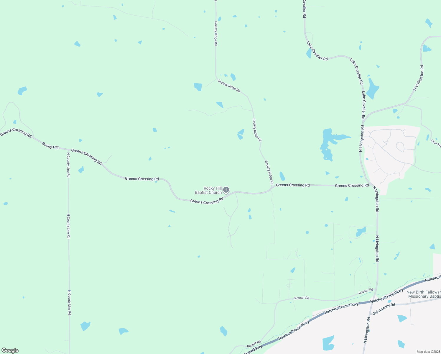 map of restaurants, bars, coffee shops, grocery stores, and more near 4630 Greens Crossing Road in Ridgeland