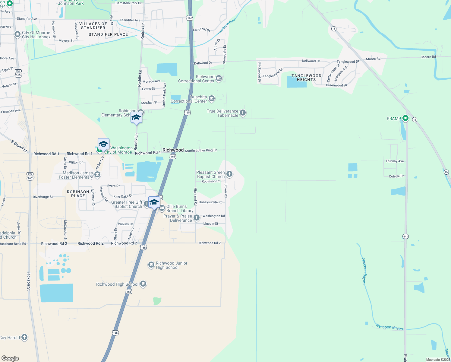 map of restaurants, bars, coffee shops, grocery stores, and more near 2898 Robinson St in Richwood