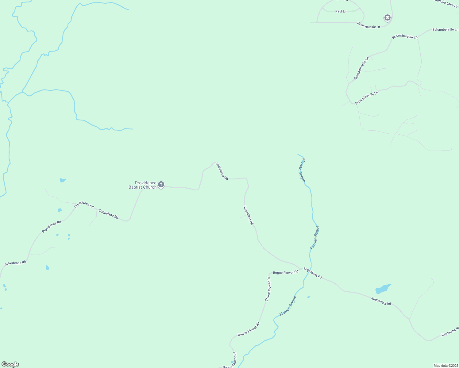 map of restaurants, bars, coffee shops, grocery stores, and more near 12809 Suqualena Road in Chunky