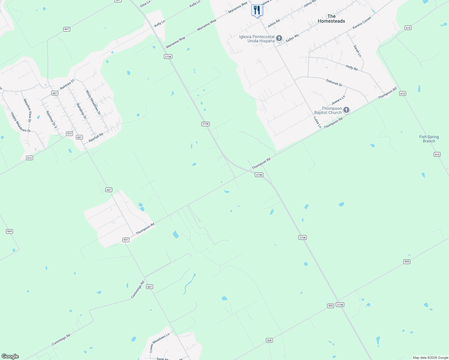 map of restaurants, bars, coffee shops, grocery stores, and more near 8801 County Road 509 in Alvarado