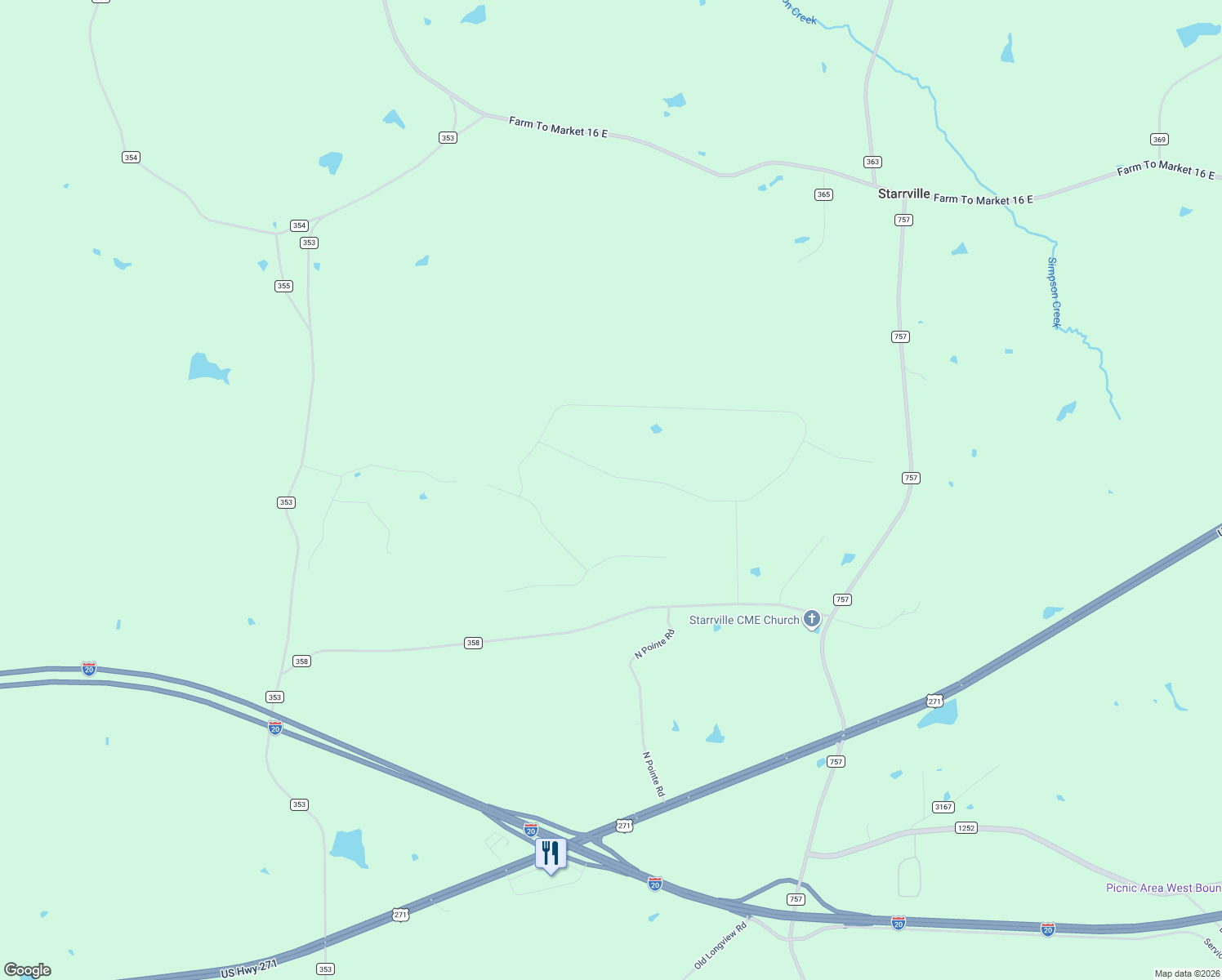 map of restaurants, bars, coffee shops, grocery stores, and more near 16943 Ridgeline Loop in Winona