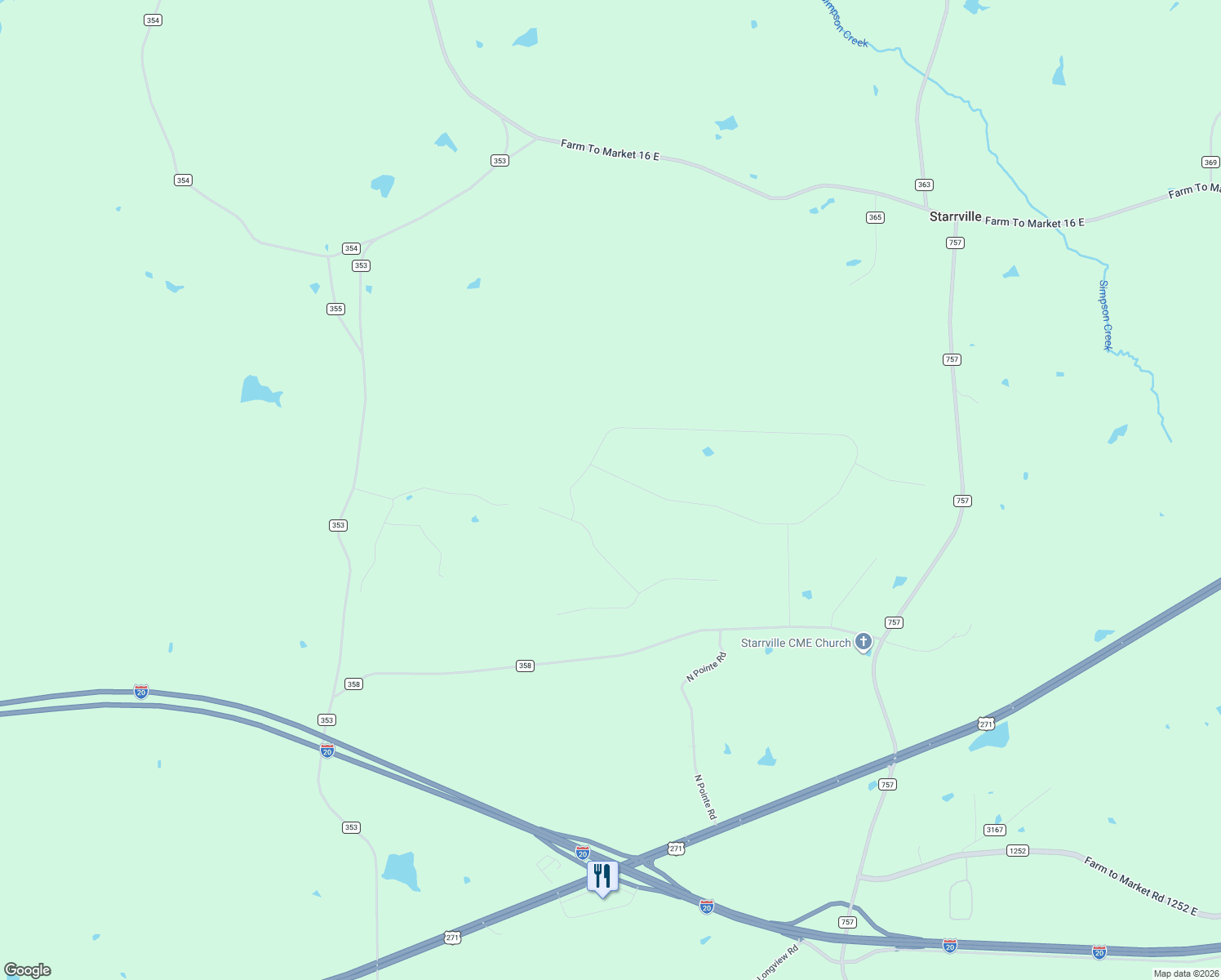 map of restaurants, bars, coffee shops, grocery stores, and more near 16975 Ridgeline Loop in Winona
