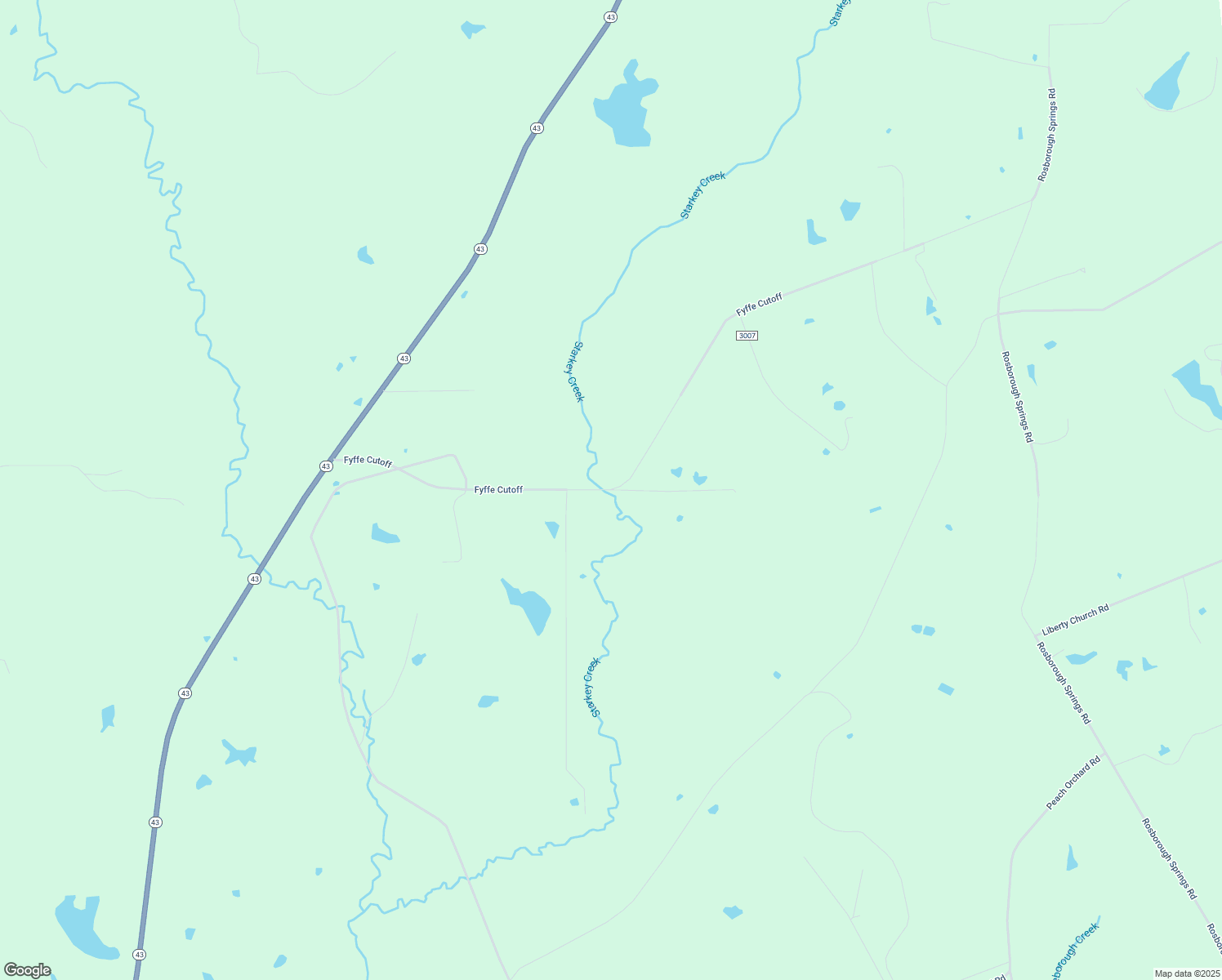 map of restaurants, bars, coffee shops, grocery stores, and more near 2586 Fyffe Cutoff in Marshall