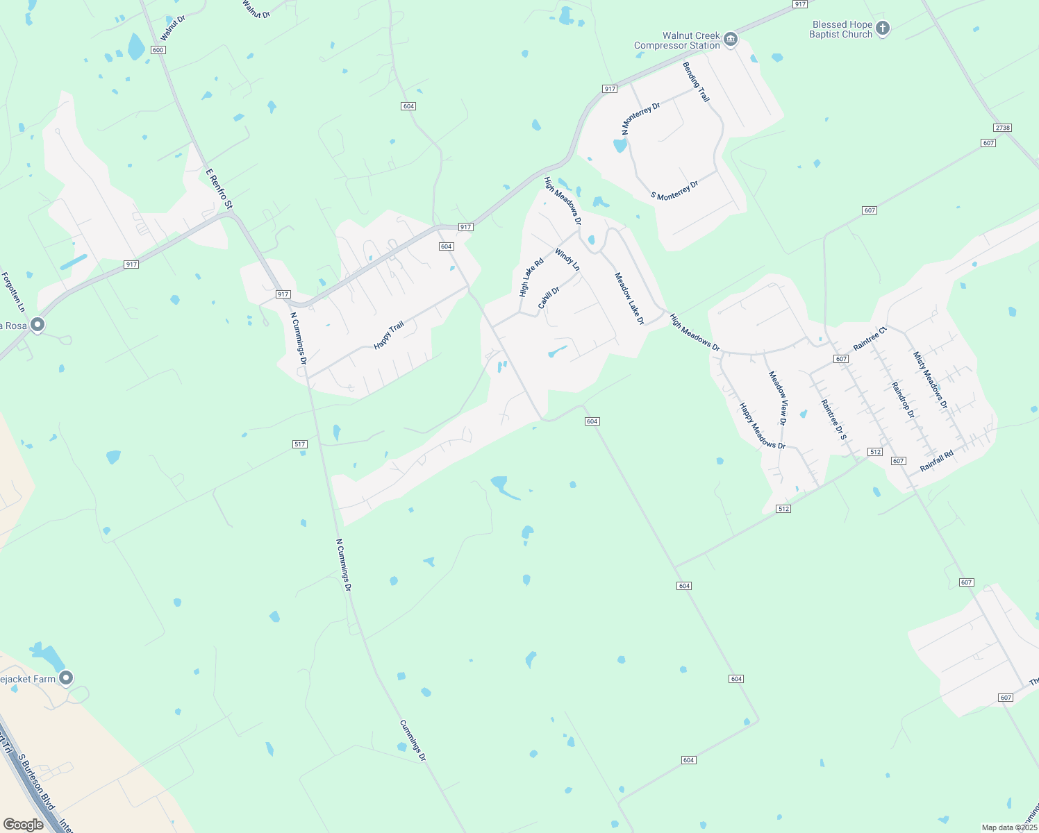 map of restaurants, bars, coffee shops, grocery stores, and more near 3200 Little Elm Creek S in Alvarado