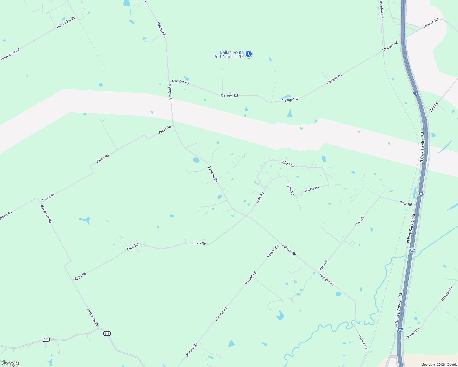 map of restaurants, bars, coffee shops, grocery stores, and more near 1430 Palmyra Road in Palmer