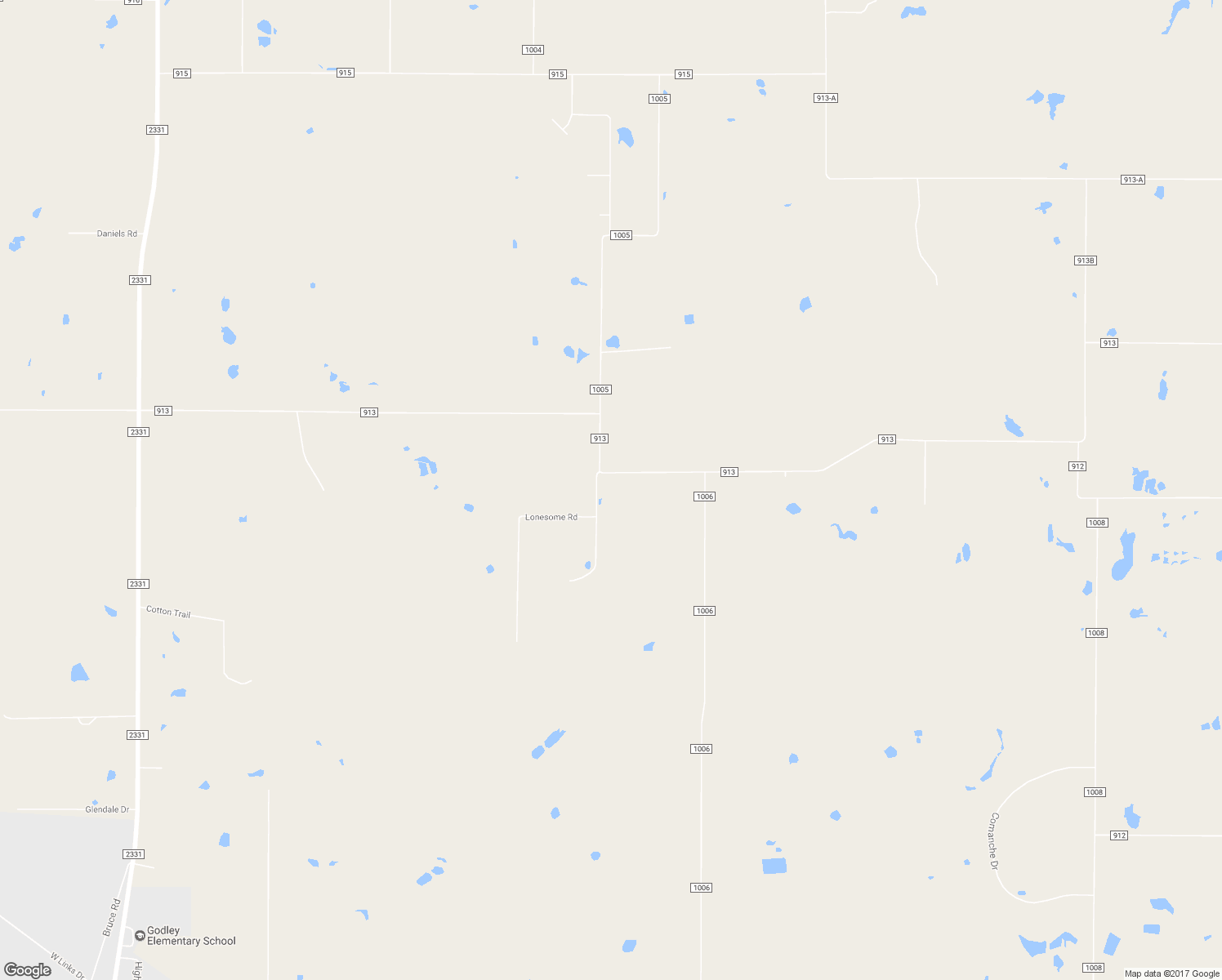 map of restaurants, bars, coffee shops, grocery stores, and more near 6809 County Road 913 in Godley
