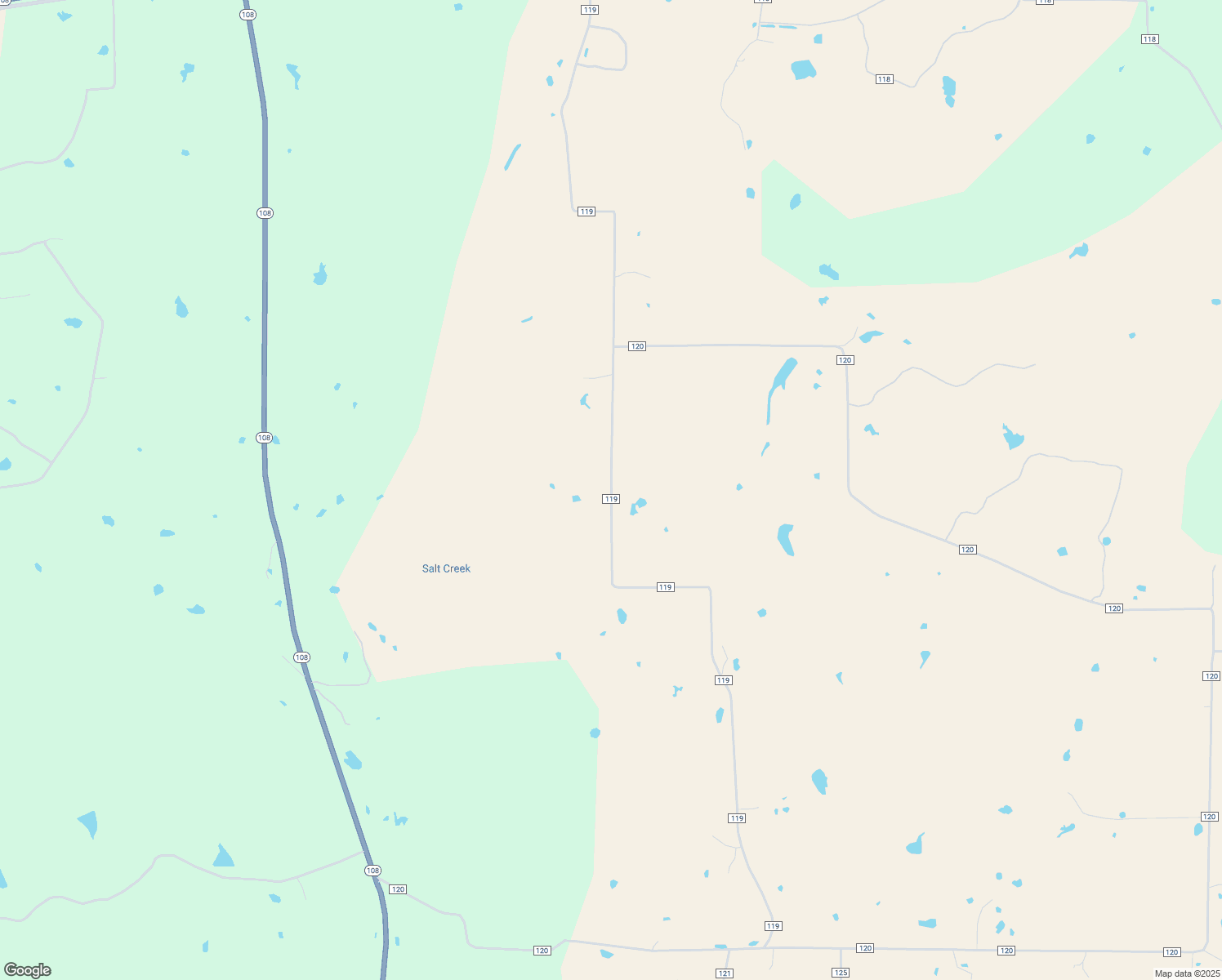 map of restaurants, bars, coffee shops, grocery stores, and more near County Road 119 in Gordon