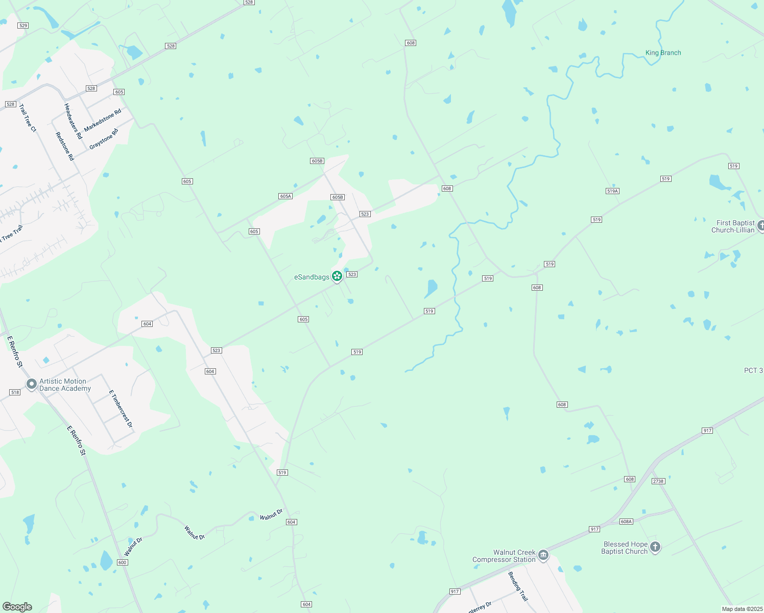 map of restaurants, bars, coffee shops, grocery stores, and more near 9149 County Road 519 in Alvarado