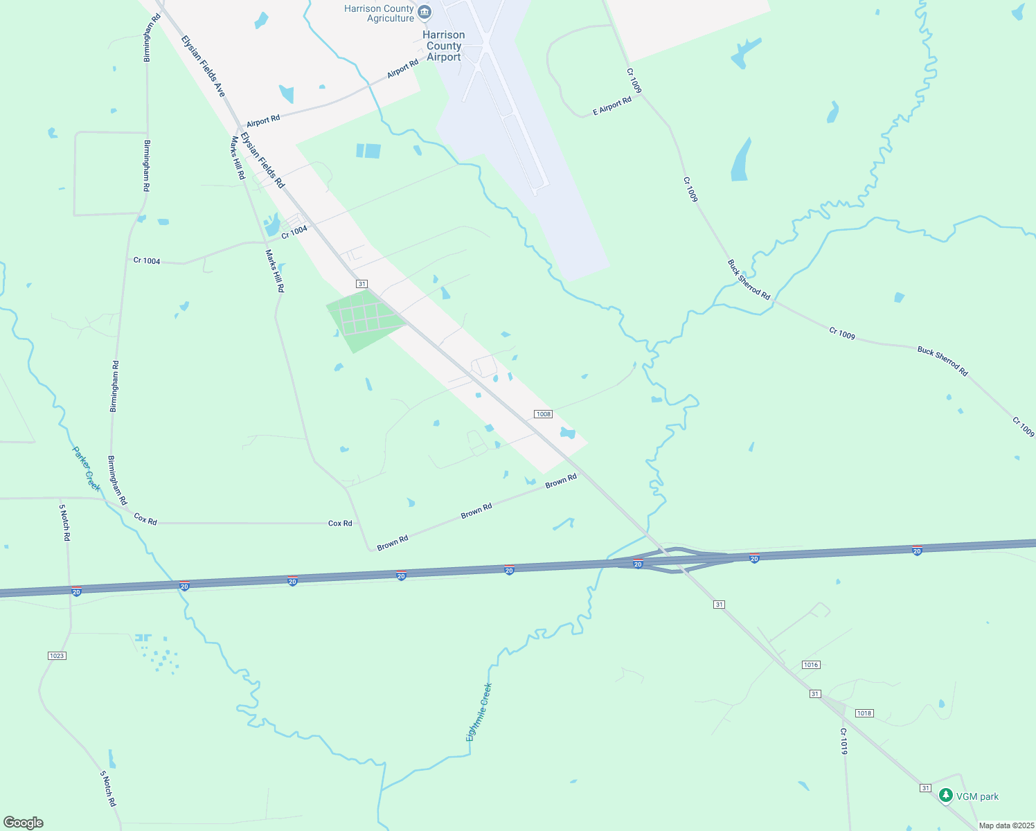 map of restaurants, bars, coffee shops, grocery stores, and more near 6191 Elysian Fields Rd in Marshall