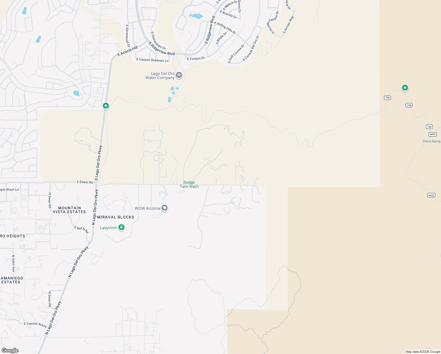 map of restaurants, bars, coffee shops, grocery stores, and more near 40035 South Santa Fe Trail in Saddlebrooke