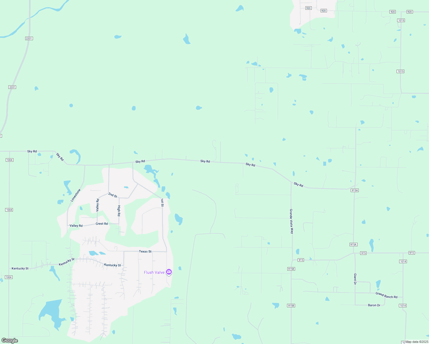map of restaurants, bars, coffee shops, grocery stores, and more near 6417 Sky Road in Joshua
