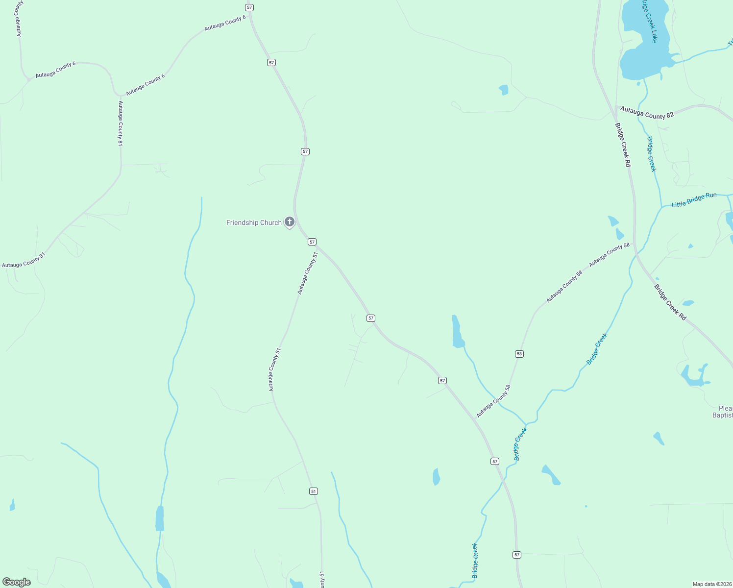 map of restaurants, bars, coffee shops, grocery stores, and more near 1684-1698 County Road 57 in Prattville