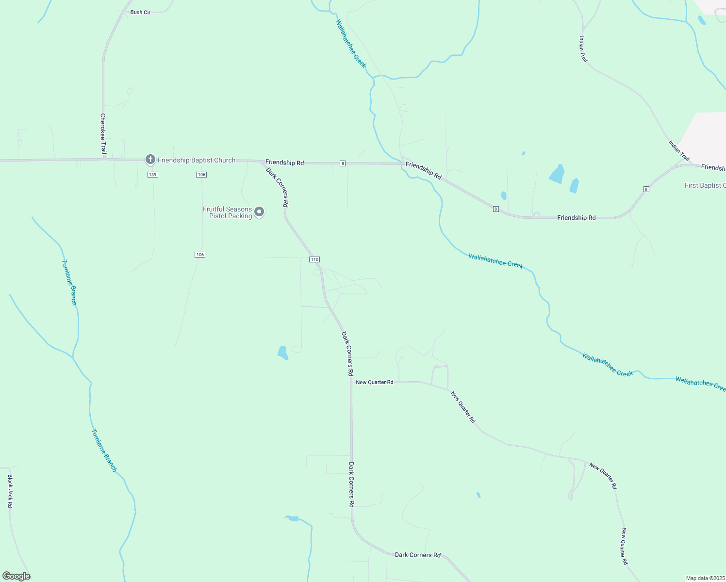 map of restaurants, bars, coffee shops, grocery stores, and more near 83 Poplar Springs Road in Tallassee