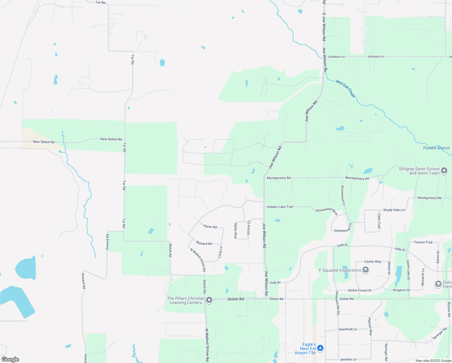 map of restaurants, bars, coffee shops, grocery stores, and more near 4071 Wisteria Tr in Midlothian