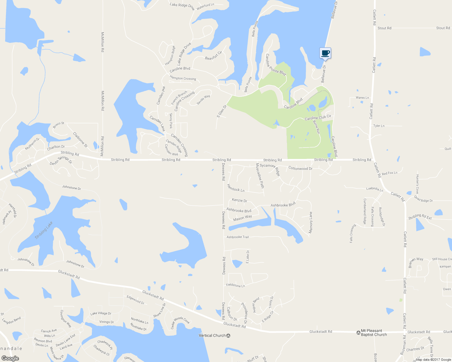 map of restaurants, bars, coffee shops, grocery stores, and more near 143 Hemlock Lane in Madison