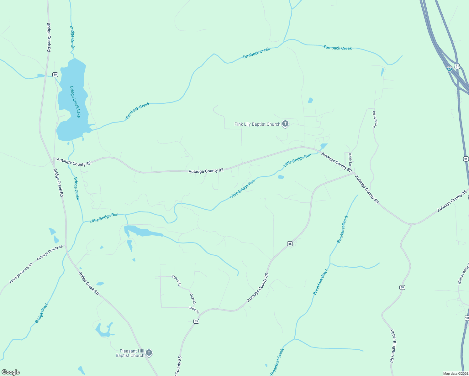 map of restaurants, bars, coffee shops, grocery stores, and more near 1653 Delmar Drive in Prattville