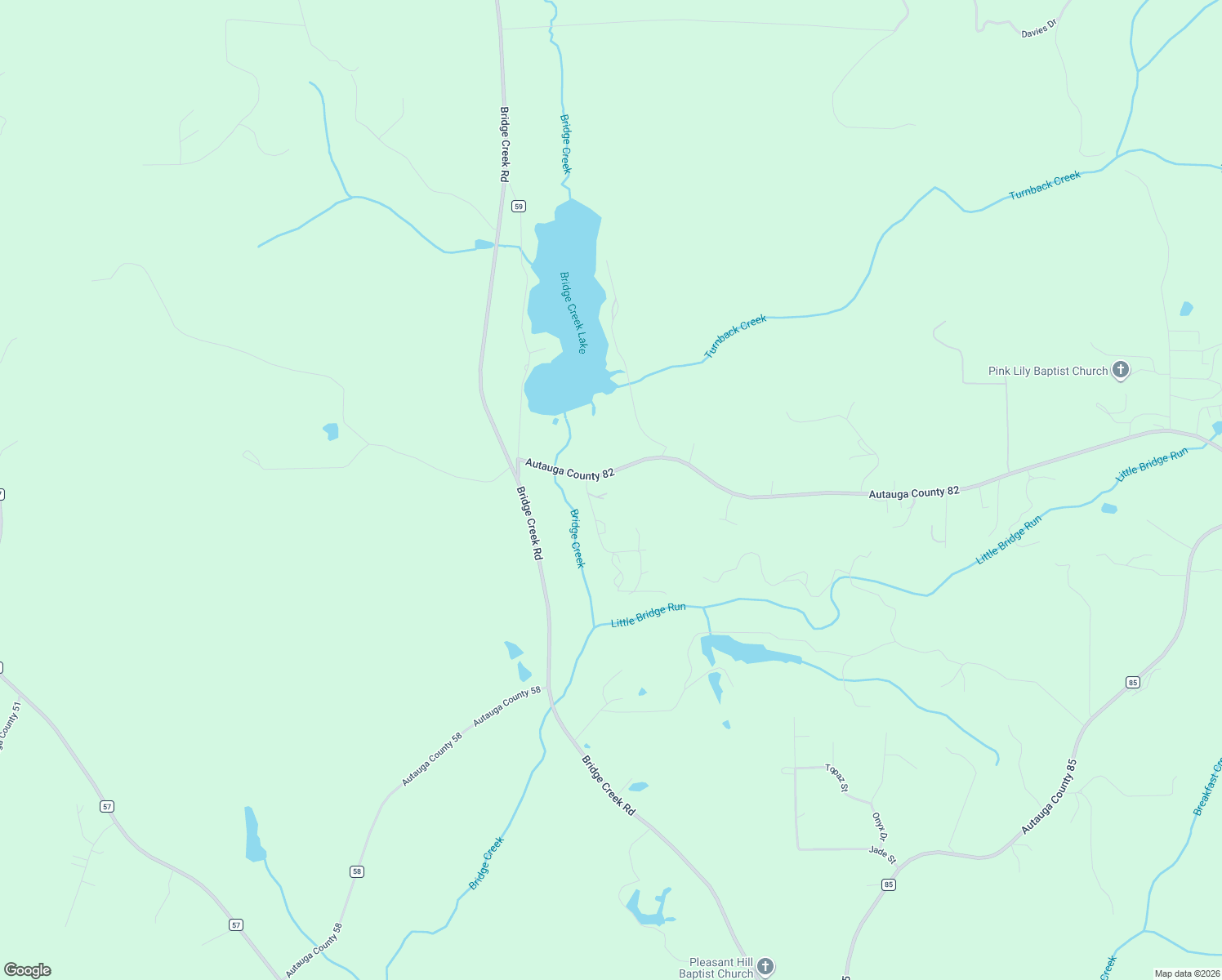map of restaurants, bars, coffee shops, grocery stores, and more near 1588 Fuller Road in Prattville