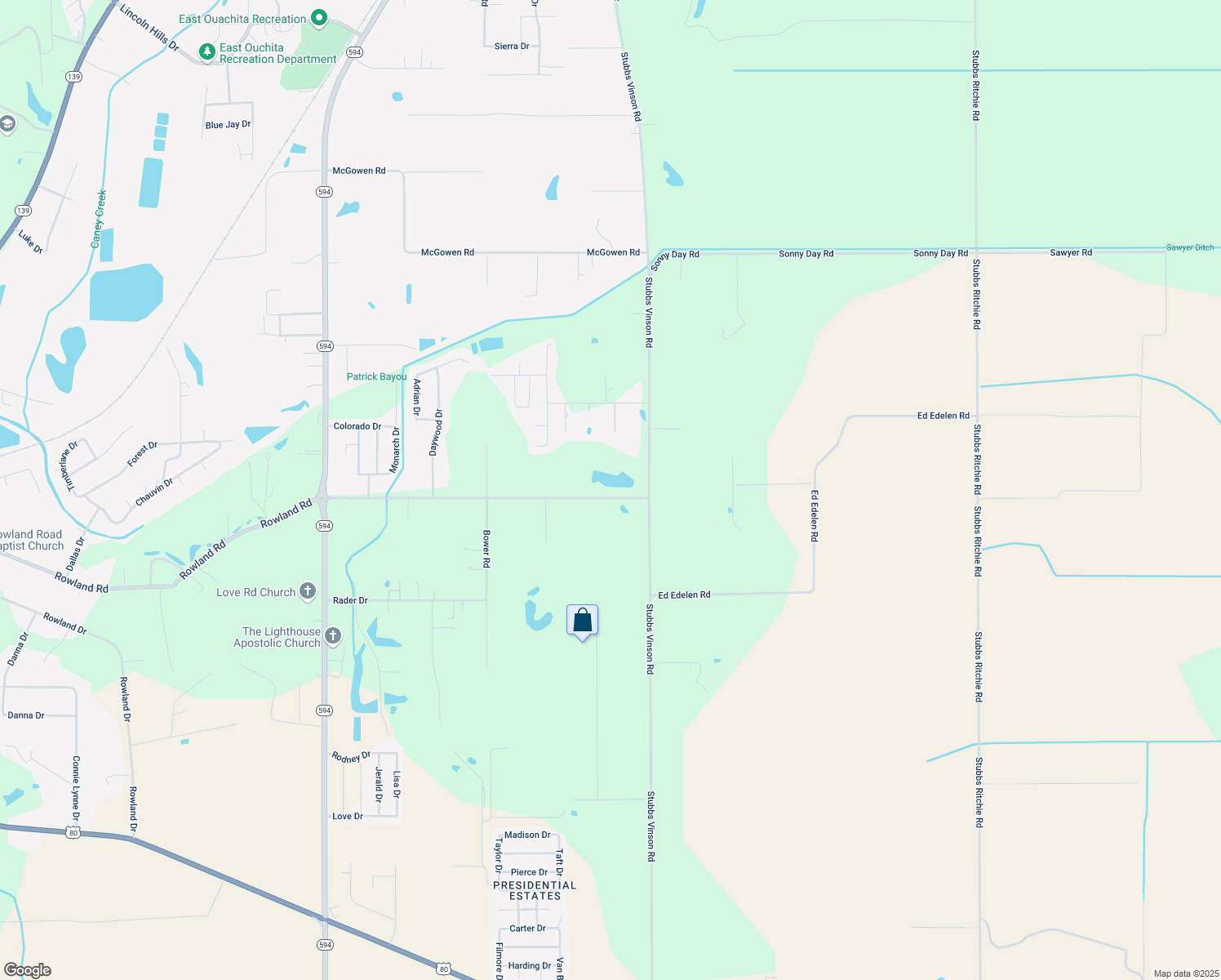 map of restaurants, bars, coffee shops, grocery stores, and more near 1391 Rowland Rd in Monroe