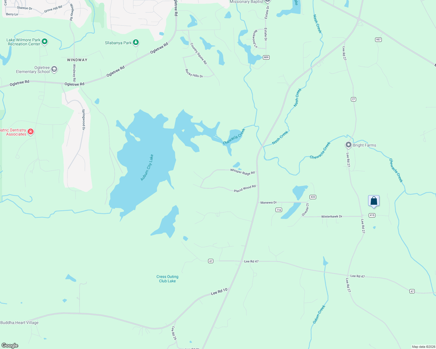 map of restaurants, bars, coffee shops, grocery stores, and more near 1346 Whisper Ridge Road in Auburn