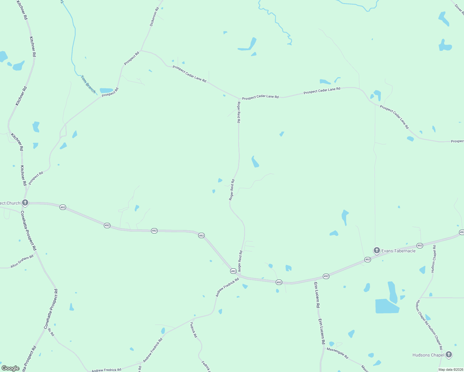 map of restaurants, bars, coffee shops, grocery stores, and more near Roger Reid Road in Union