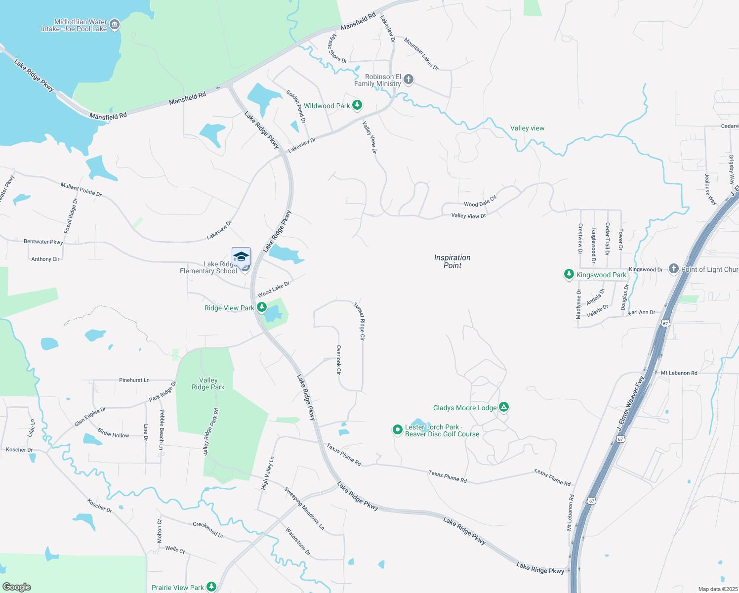 1200 Hideaway, Cedar Hill TX Walk Score