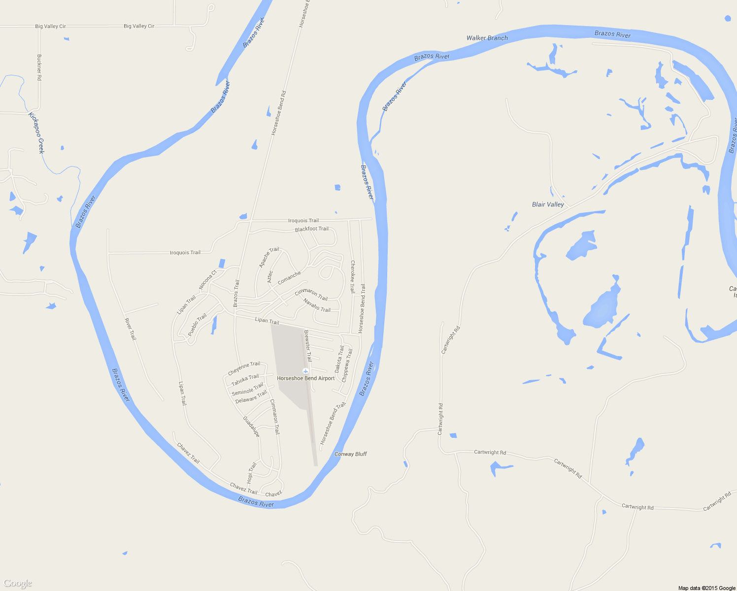 map of restaurants, bars, coffee shops, grocery stores, and more near 7065 Horseshoe Bend Trail in Weatherford