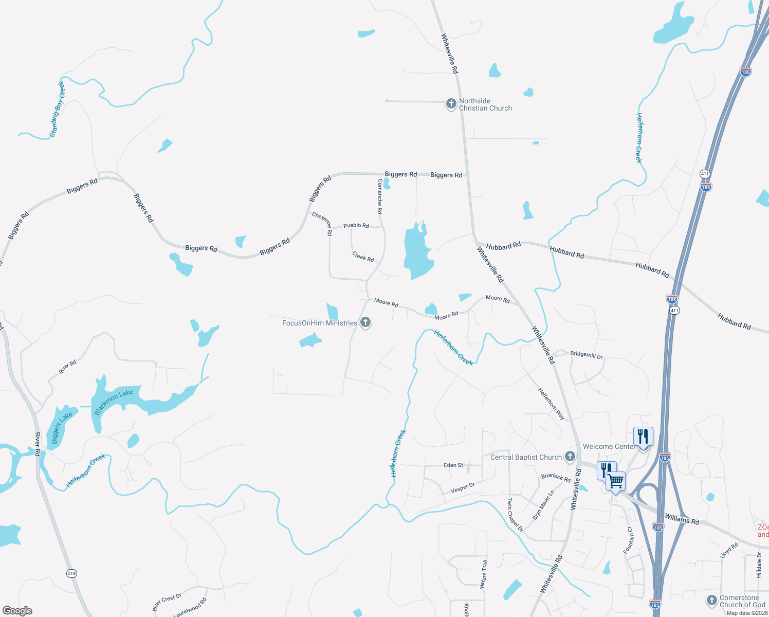 map of restaurants, bars, coffee shops, grocery stores, and more near 706 Moore Road in Columbus