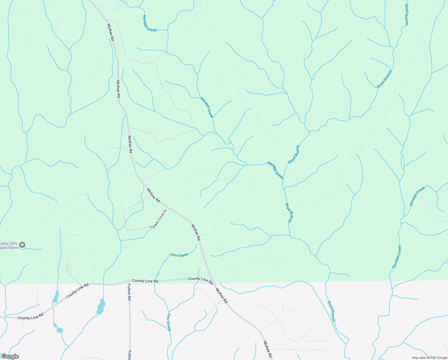 map of restaurants, bars, coffee shops, grocery stores, and more near Crest Line Drive in Waverly Hall