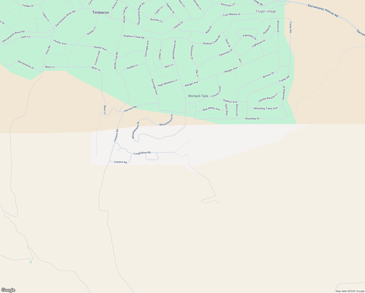 map of restaurants, bars, coffee shops, grocery stores, and more near Longfellow Court in Timberon