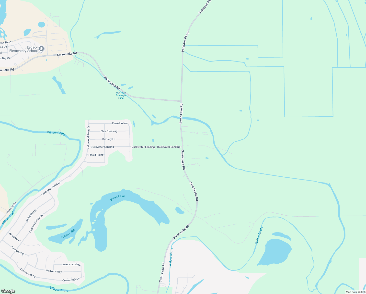 map of restaurants, bars, coffee shops, grocery stores, and more near 5198 West Swan Lake Road in Bossier City