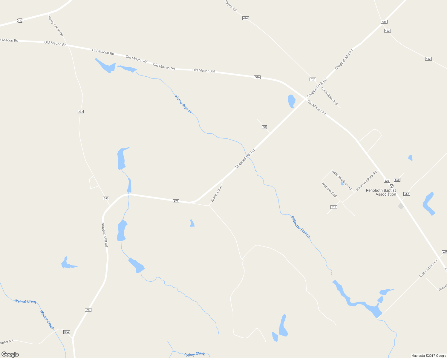 map of restaurants, bars, coffee shops, grocery stores, and more near Chappell Mill Road in Montrose