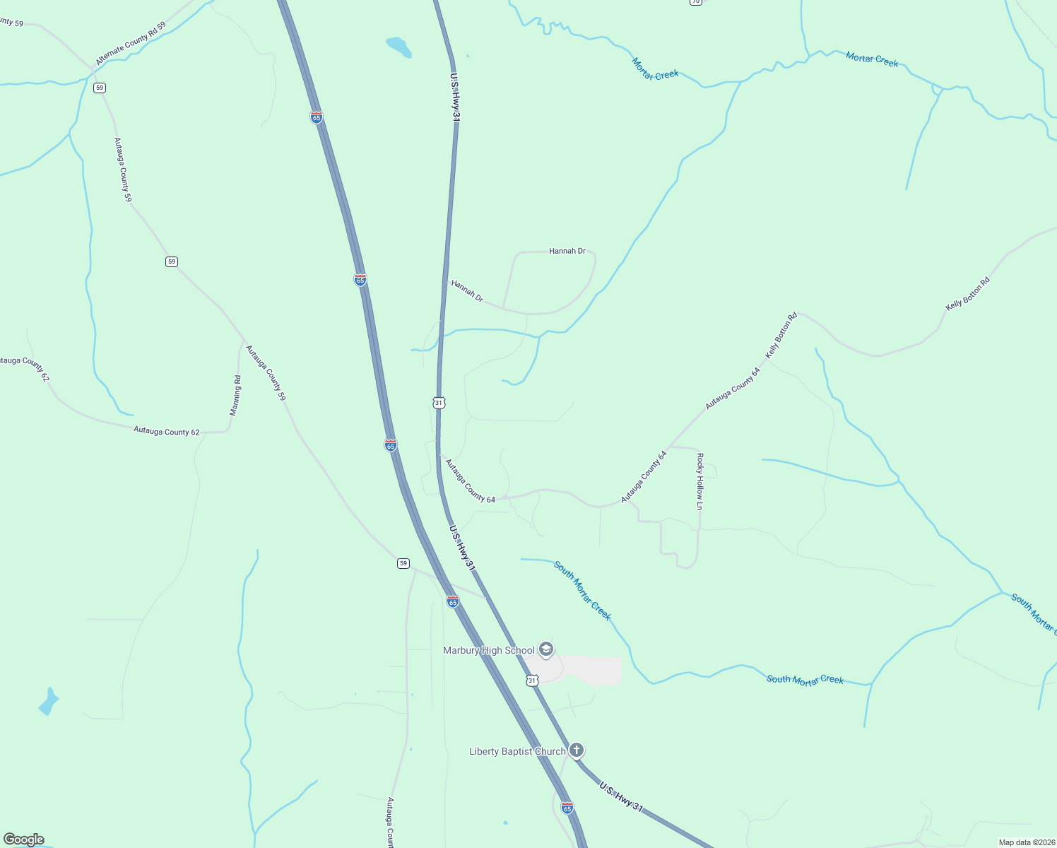 map of restaurants, bars, coffee shops, grocery stores, and more near 230 Merrill Lane in Deatsville