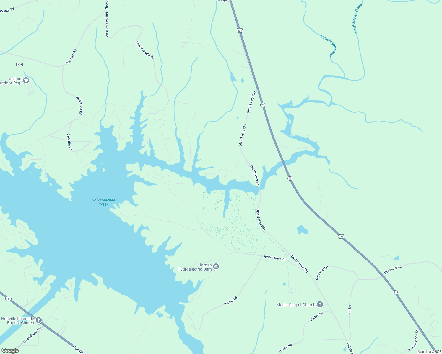 map of restaurants, bars, coffee shops, grocery stores, and more near 134 Rocky Ridge Road in Wetumpka