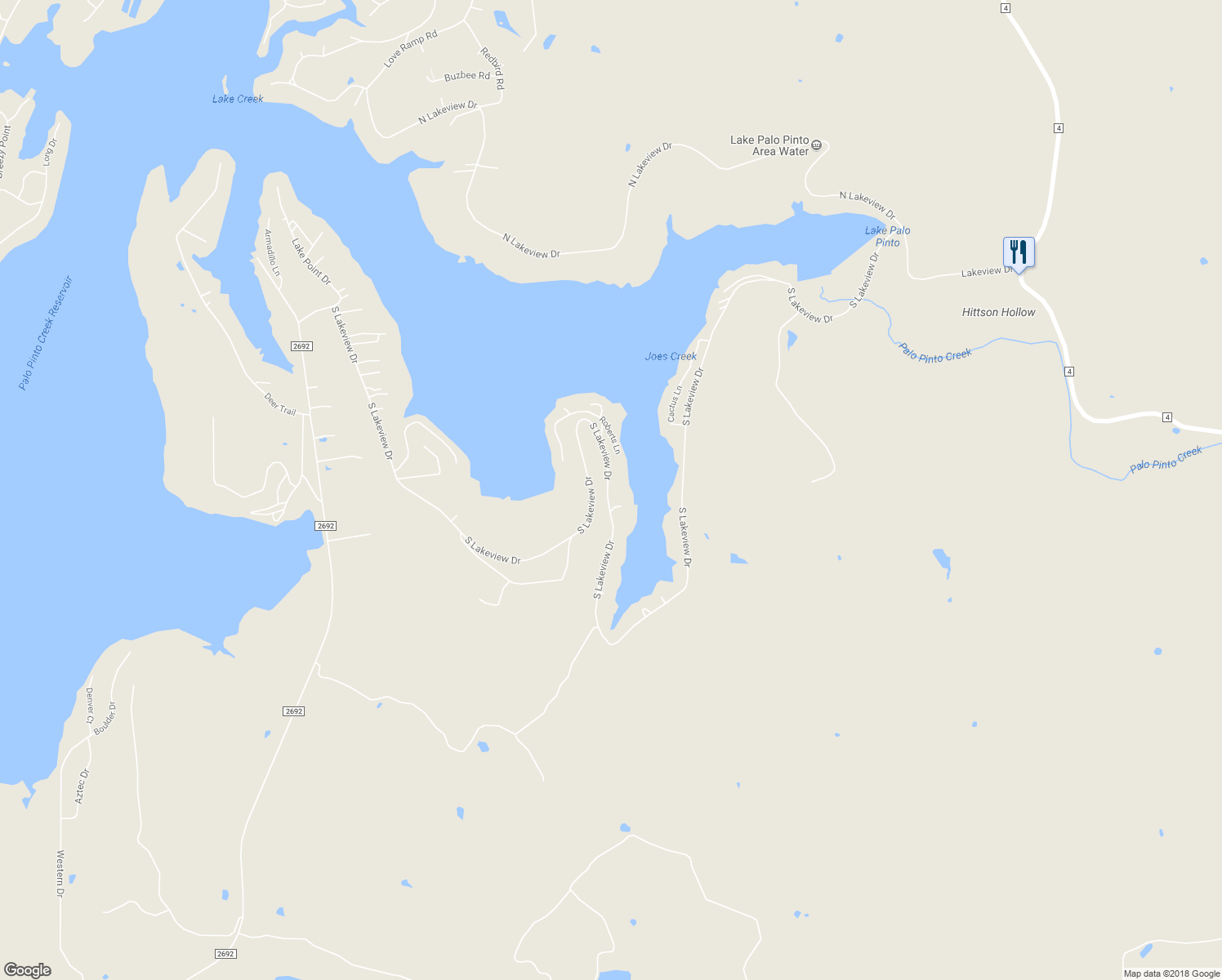 map of restaurants, bars, coffee shops, grocery stores, and more near 2480 South Lakeview Drive in Gordon