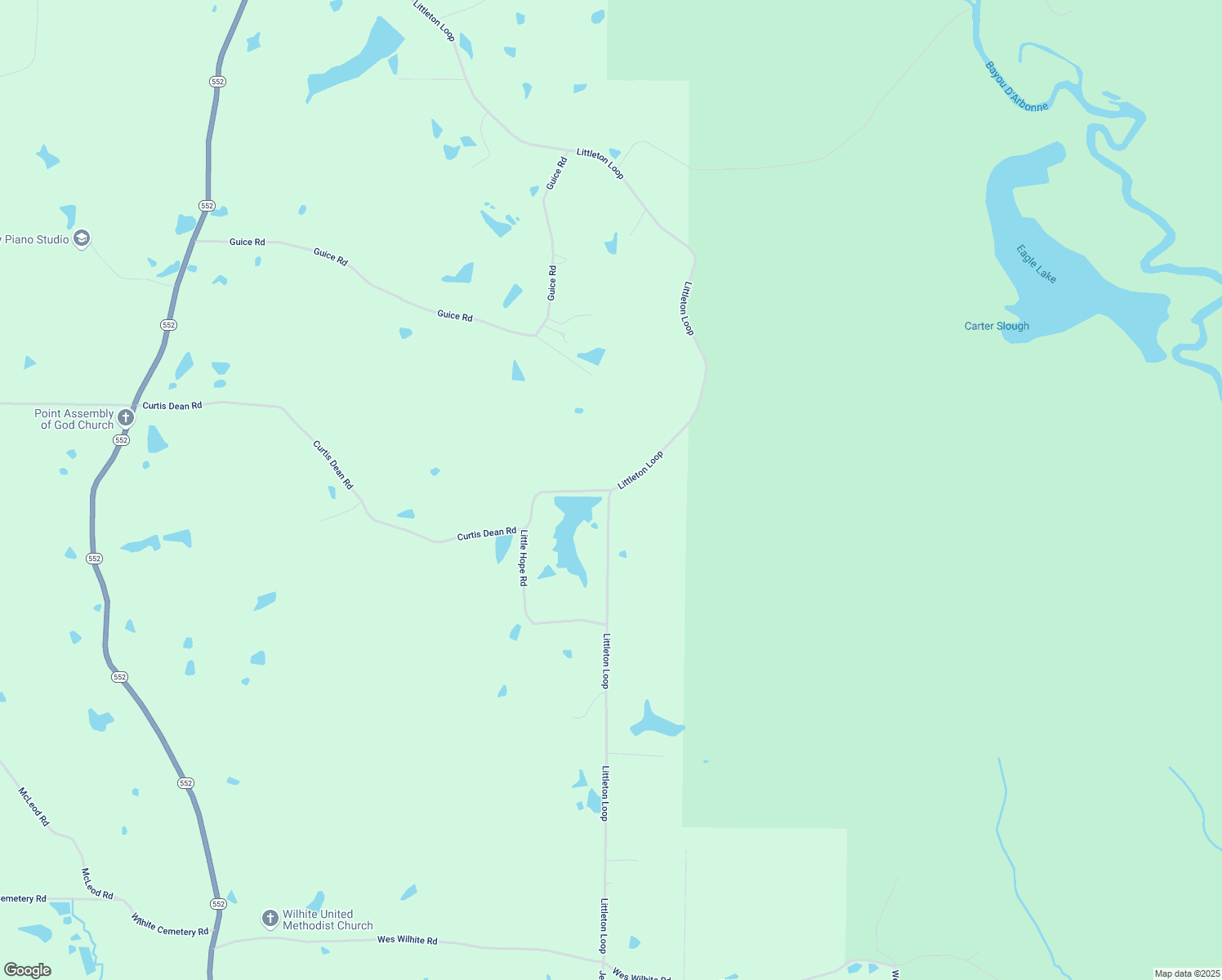 map of restaurants, bars, coffee shops, grocery stores, and more near Littleton Loop in Downsville