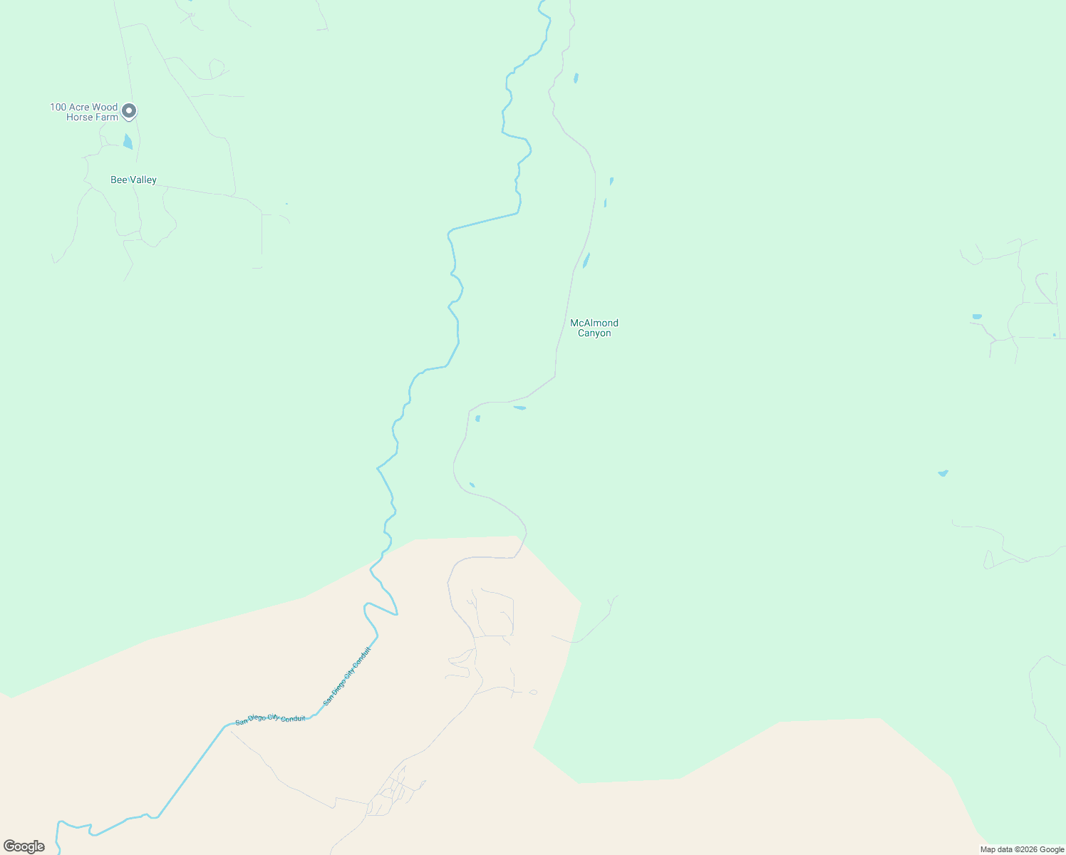 map of restaurants, bars, coffee shops, grocery stores, and more near 1661 Barrett Lake Road in Dulzura