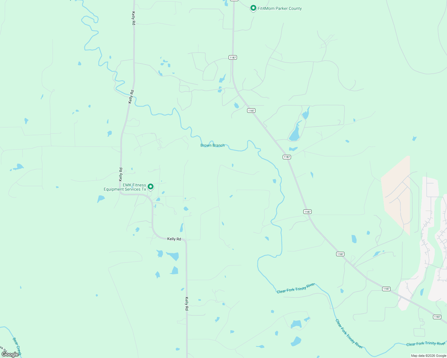 map of restaurants, bars, coffee shops, grocery stores, and more near 610 River Ranch Rd in Aledo