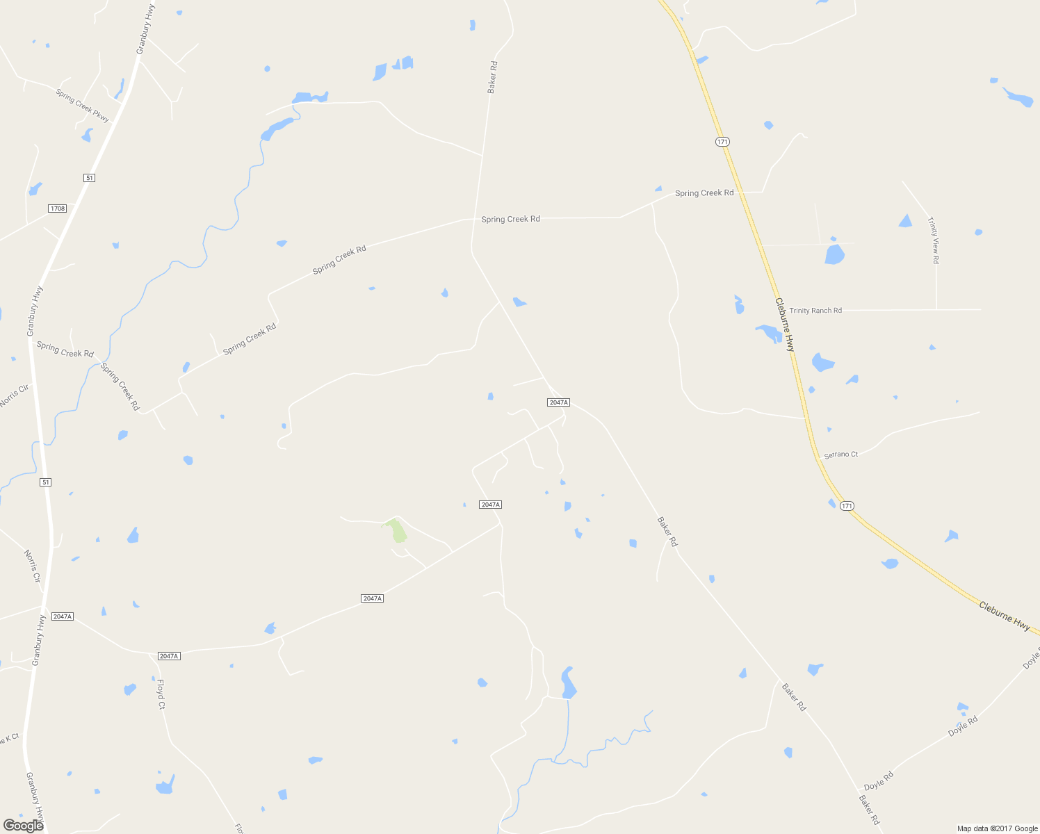 map of restaurants, bars, coffee shops, grocery stores, and more near 2201 Floyd Road in Weatherford