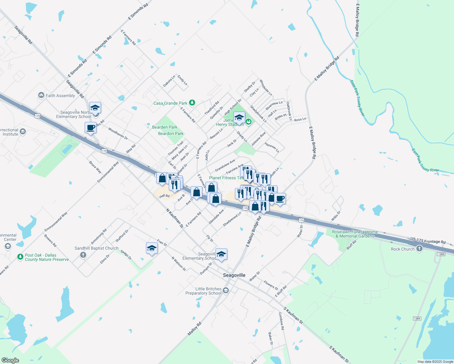 507 Shaye Court, Seagoville TX Walk Score
