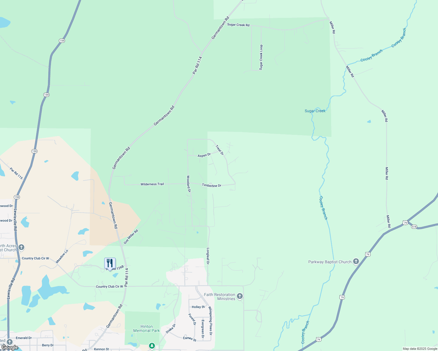 map of restaurants, bars, coffee shops, grocery stores, and more near 177-199 Valleyview Street in Minden